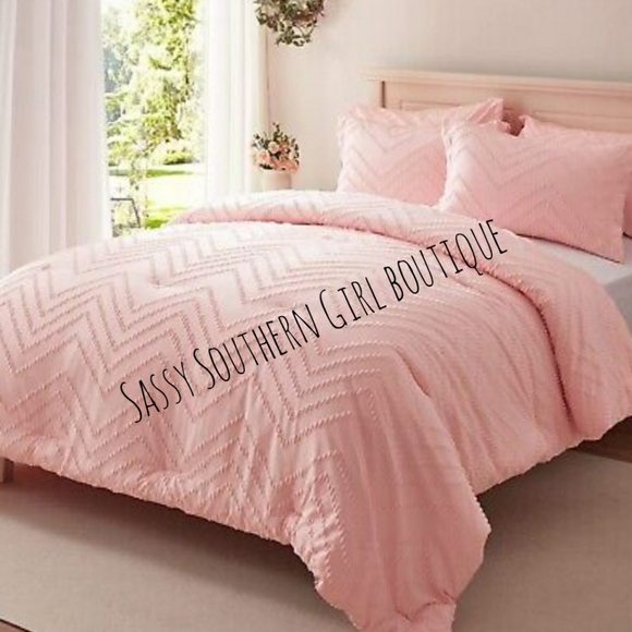 Sassy Southern Girl boutique Bedding Boho Soft Pink Comforter Set Poshmark